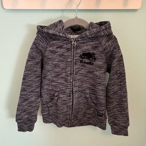 Roots Charcoal Full Zip Hoodie